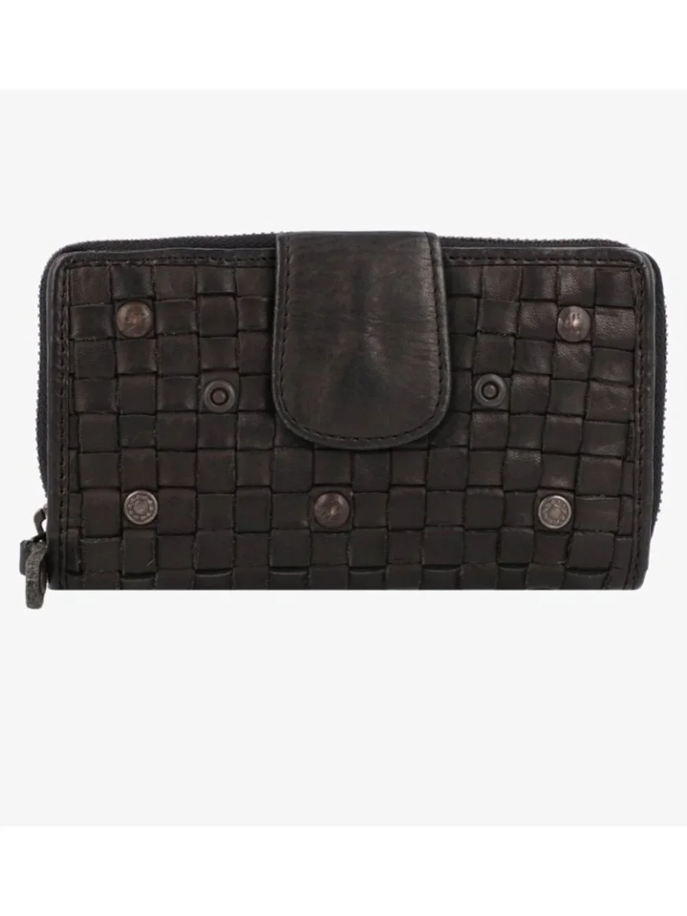 Harbour 2nd Lucinda Leather Wallet RFID Protection Dark Ash